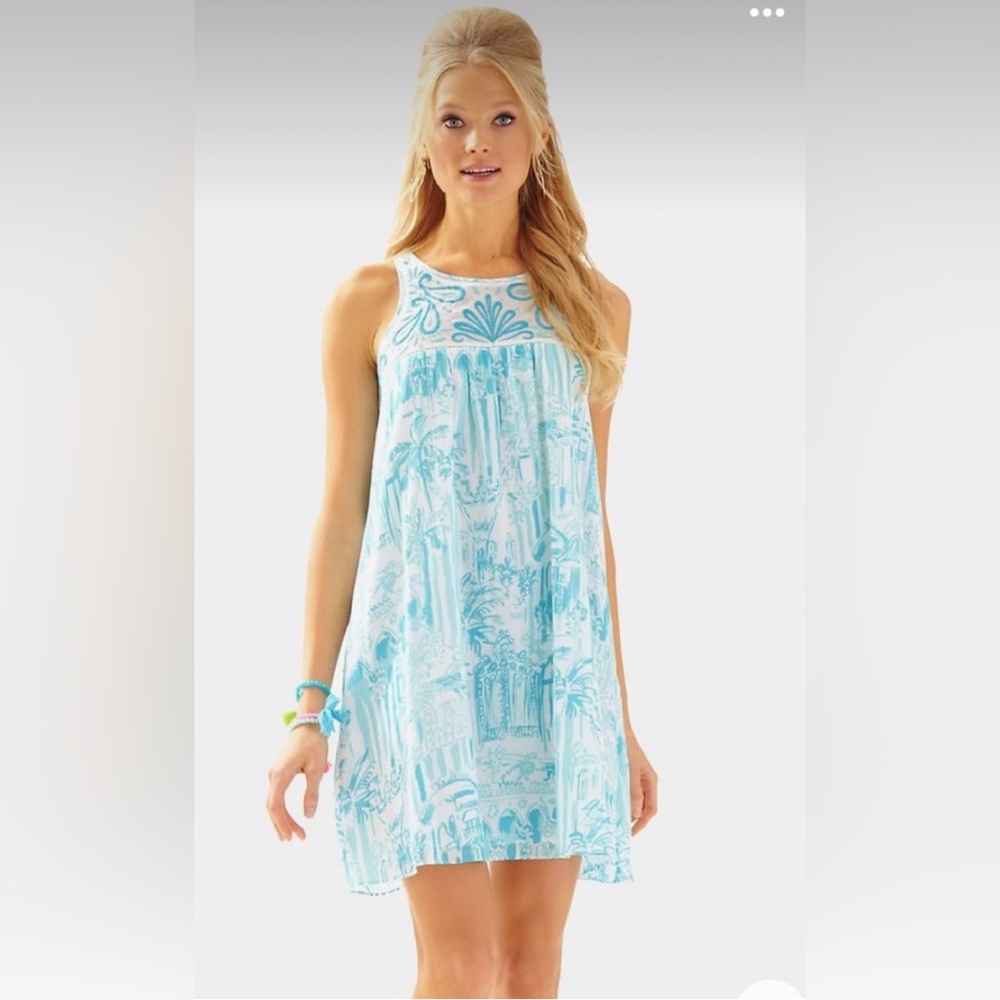 Alice Sleeveless Trapeze Dress. Size medium.
